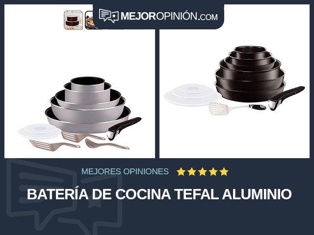 Batería de cocina Tefal Aluminio