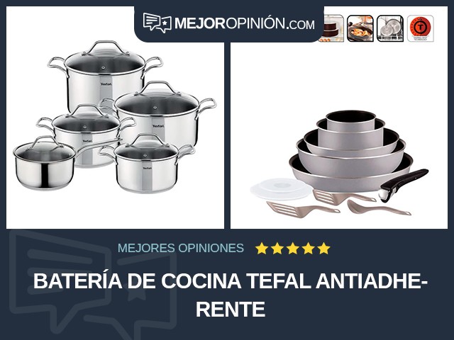 Batería de cocina Tefal Antiadherente