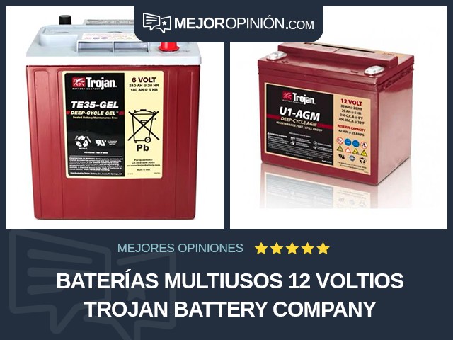 Baterías multiusos 12 voltios Trojan Battery Company