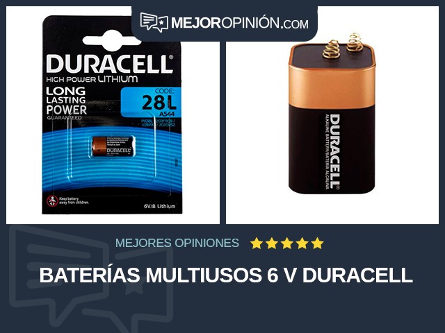 Baterías multiusos 6 V Duracell