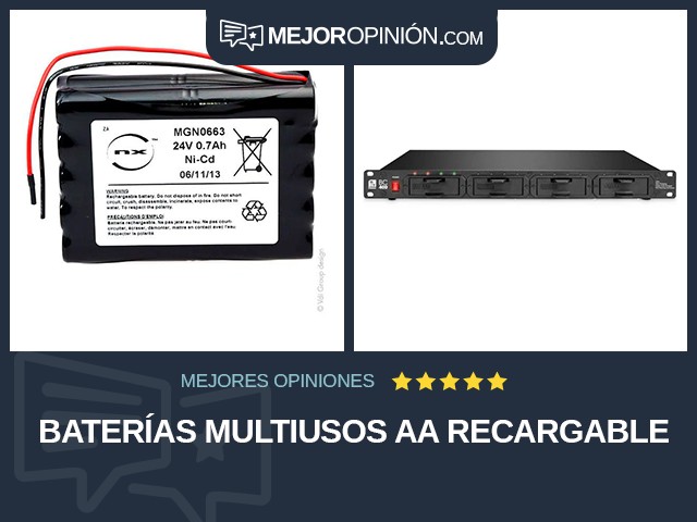 Baterías multiusos AA Recargable