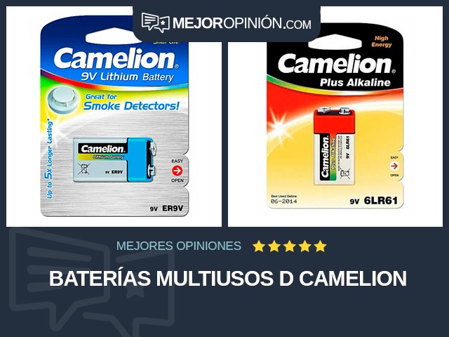 Baterías multiusos D Camelion