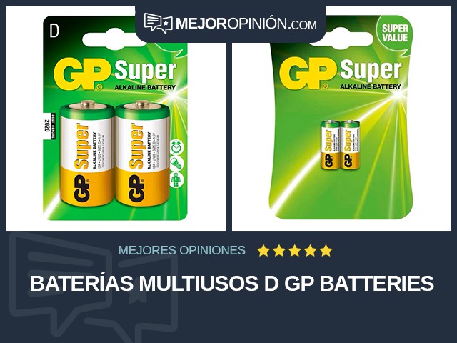 Baterías multiusos D GP Batteries