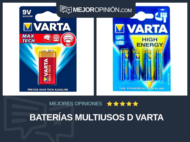 Baterías multiusos D Varta