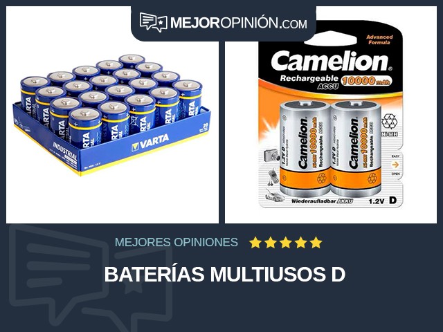 Baterías multiusos D