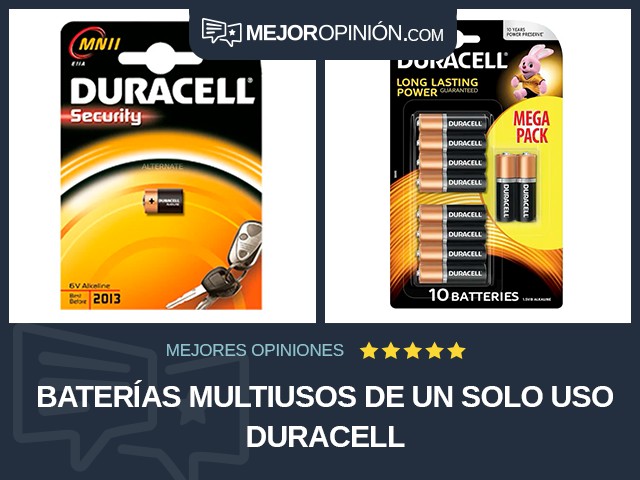 Baterías multiusos De un solo uso Duracell