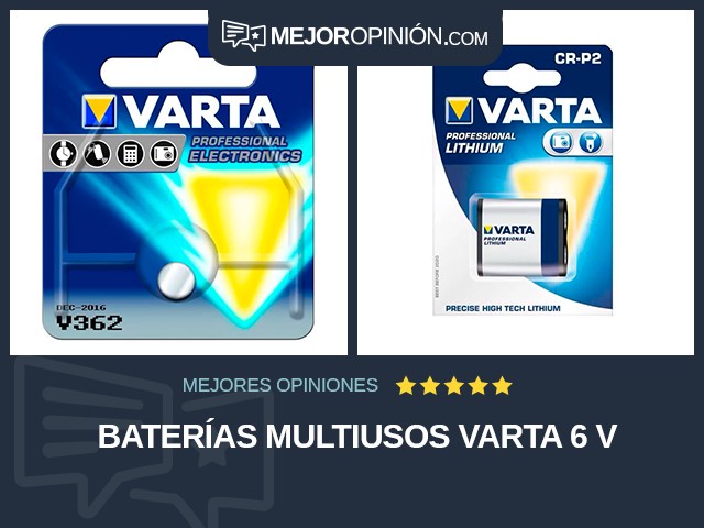 Baterías multiusos Varta 6 V