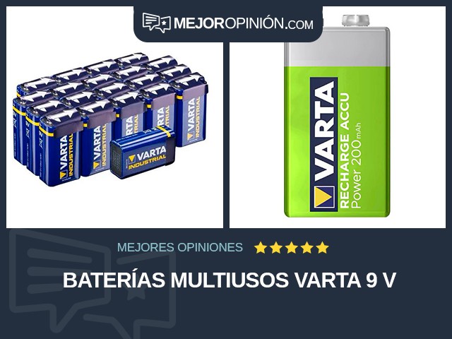 Baterías multiusos Varta 9 V