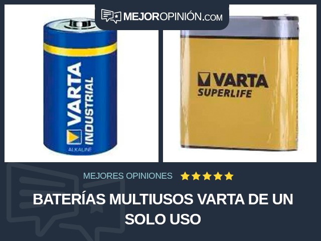 Baterías multiusos Varta De un solo uso