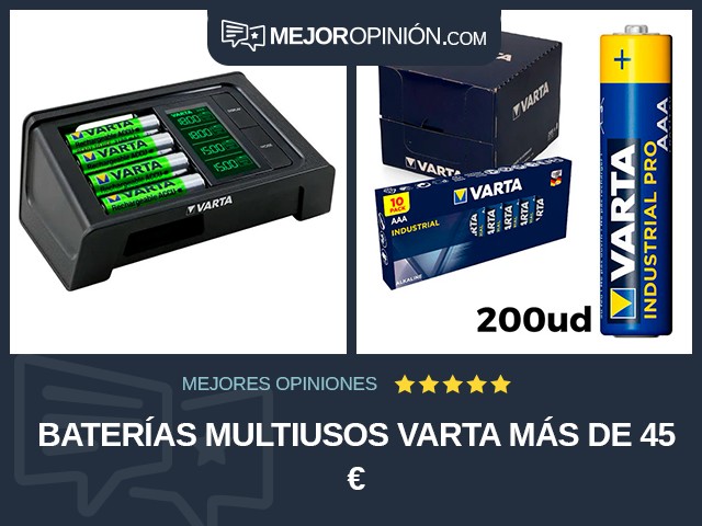 Baterías multiusos Varta Más de 45 €