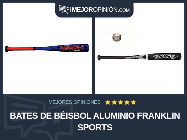 Bates de béisbol Aluminio Franklin Sports