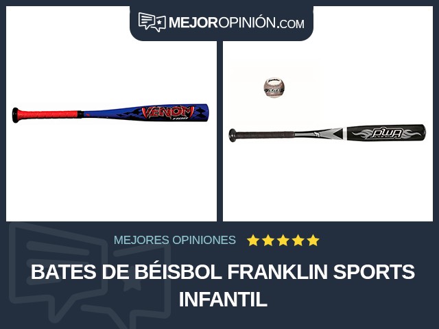 Bates de béisbol Franklin Sports Infantil