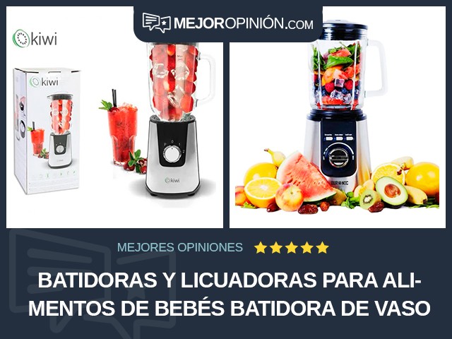 Batidoras y licuadoras Para alimentos de bebés Batidora de vaso