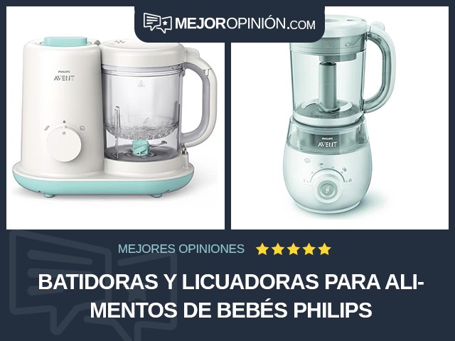 Batidoras y licuadoras Para alimentos de bebés Philips