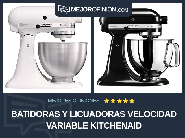 Batidoras y licuadoras Velocidad variable KitchenAid