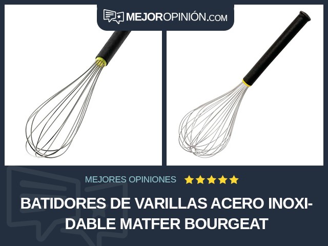 Batidores de varillas Acero inoxidable Matfer Bourgeat