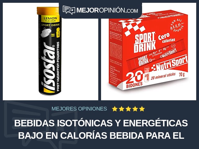 Bebidas isotónicas y energéticas Bajo en calorías Bebida para el deporte