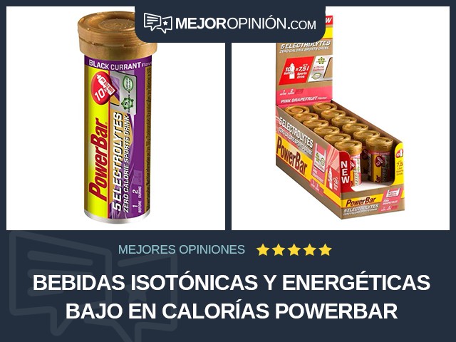 Bebidas isotónicas y energéticas Bajo en calorías PowerBar