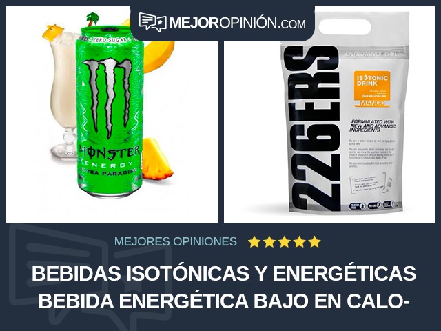 Bebidas isotónicas y energéticas Bebida energética Bajo en calorías