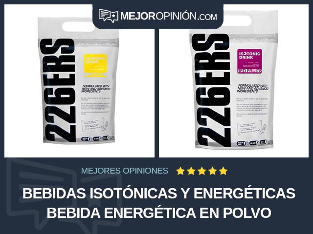 Bebidas isotónicas y energéticas Bebida energética En polvo