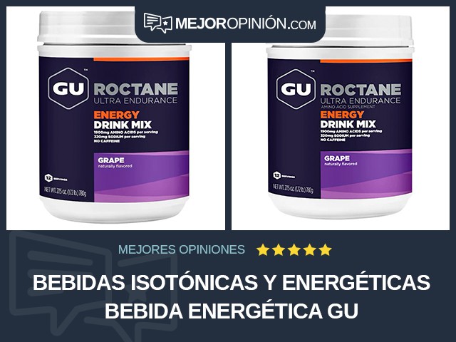 Bebidas isotónicas y energéticas Bebida energética GU