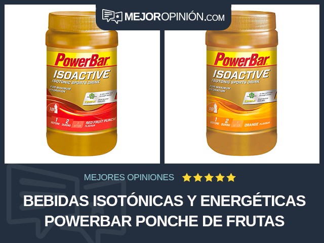 Bebidas isotónicas y energéticas PowerBar Ponche de frutas