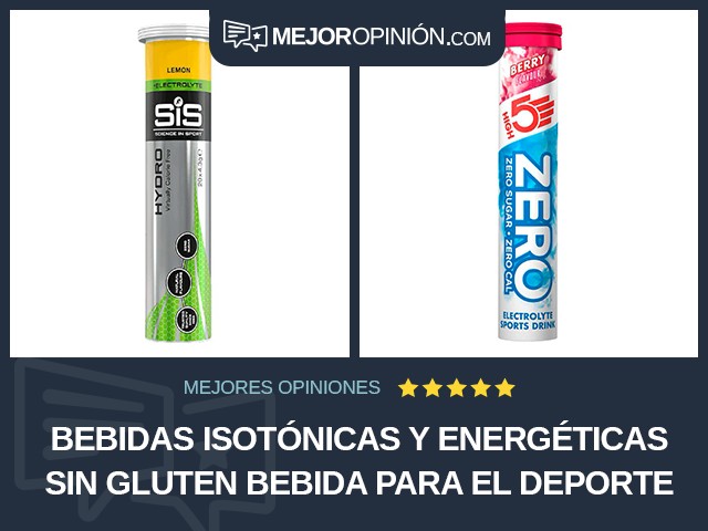 Bebidas isotónicas y energéticas Sin gluten Bebida para el deporte