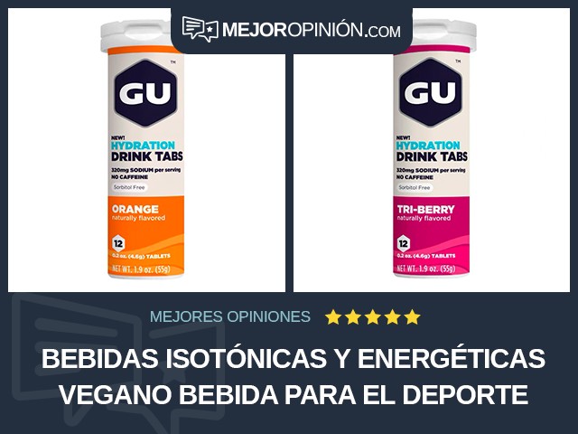 Bebidas isotónicas y energéticas Vegano Bebida para el deporte