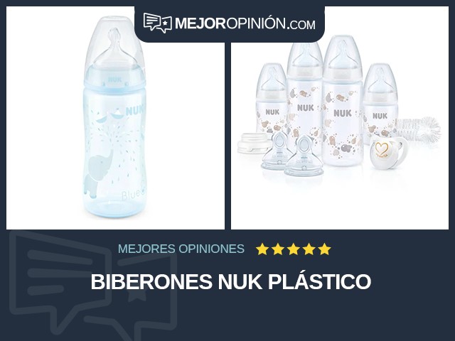 Biberones NUK Plástico