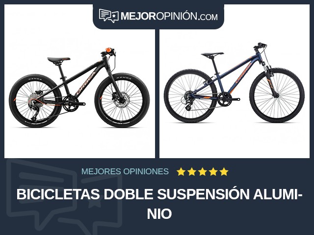 Bicicletas Doble suspensión Aluminio