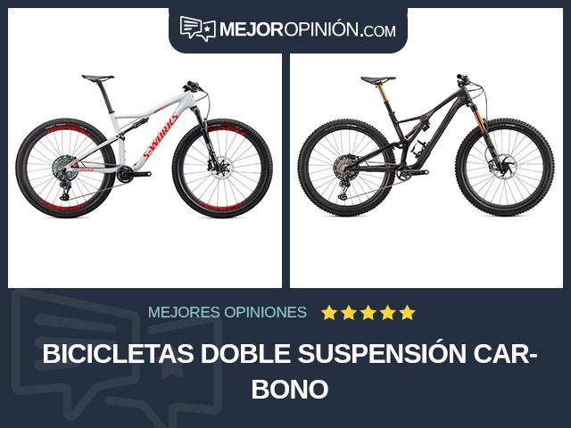 Bicicletas Doble suspensión Carbono