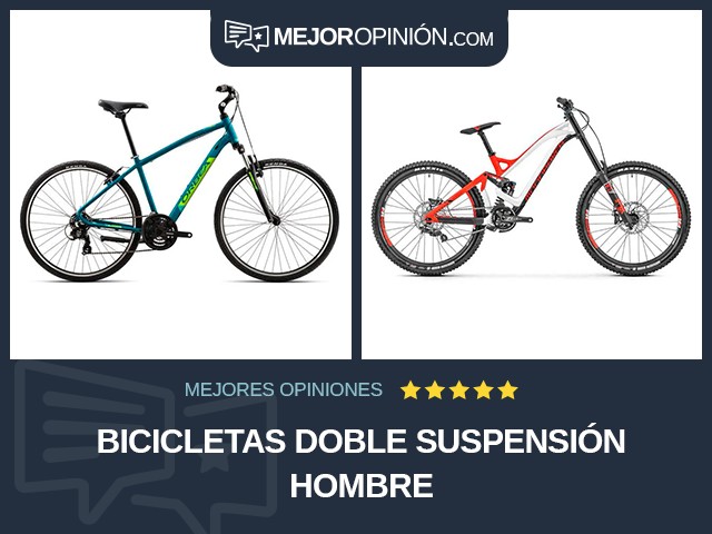 Bicicletas Doble suspensión Hombre