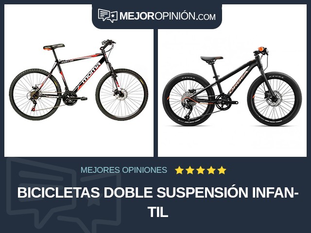 Bicicletas Doble suspensión Infantil