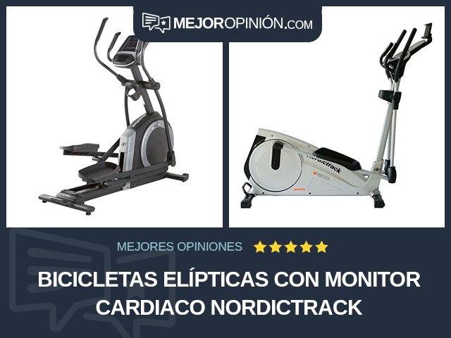 Bicicletas elípticas Con monitor cardiaco NordicTrack