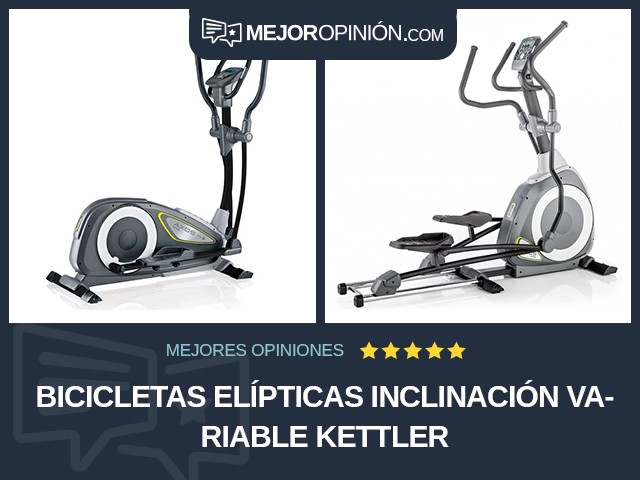 Bicicletas elípticas Inclinación variable KETTLER