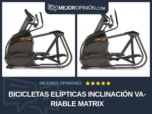 Bicicletas elípticas Inclinación variable Matrix