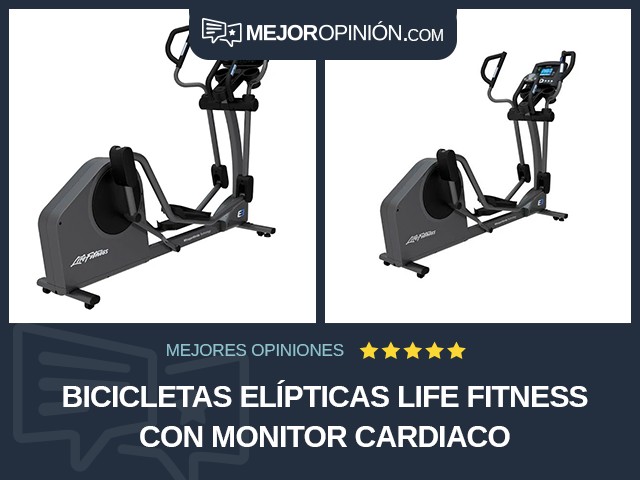 Bicicletas elípticas Life Fitness Con monitor cardiaco