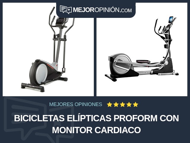 Bicicletas elípticas ProForm Con monitor cardiaco