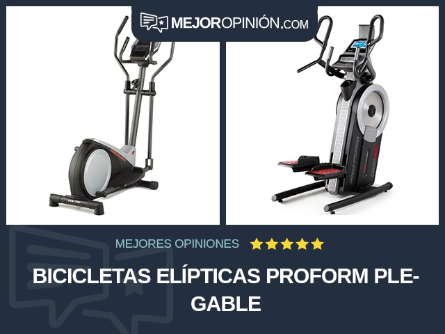 Bicicletas elípticas ProForm Plegable