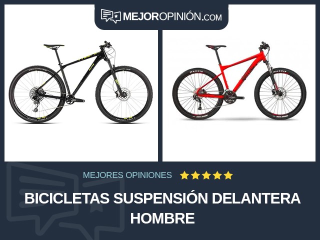 Bicicletas Suspensión delantera Hombre