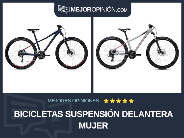 Bicicletas Suspensión delantera Mujer