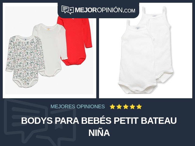 Bodys para bebés Petit Bateau Niña