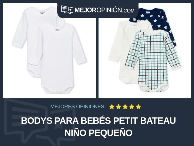 Bodys para bebés Petit Bateau Niño pequeño