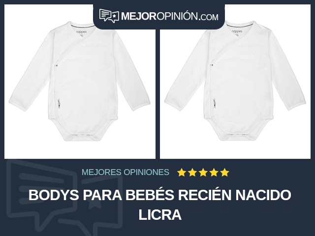 Bodys para bebés Recién nacido Licra