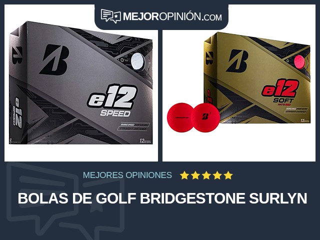 Bolas de golf Bridgestone Surlyn