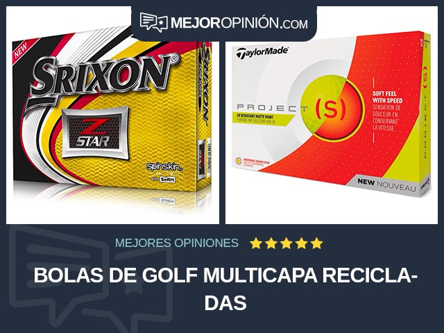 Bolas de golf Multicapa Recicladas