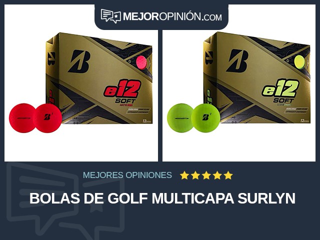 Bolas de golf Multicapa Surlyn