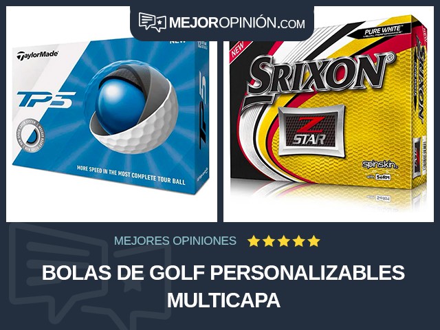 Bolas de golf Personalizables Multicapa