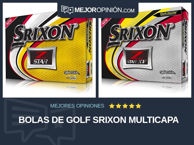 Bolas de golf Srixon Multicapa