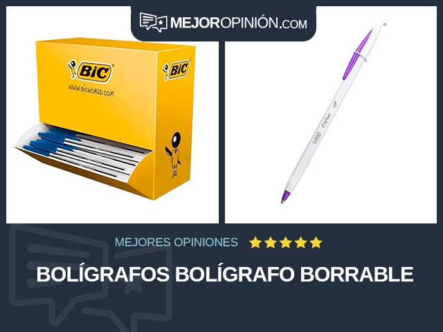 Bolígrafos Bolígrafo Borrable